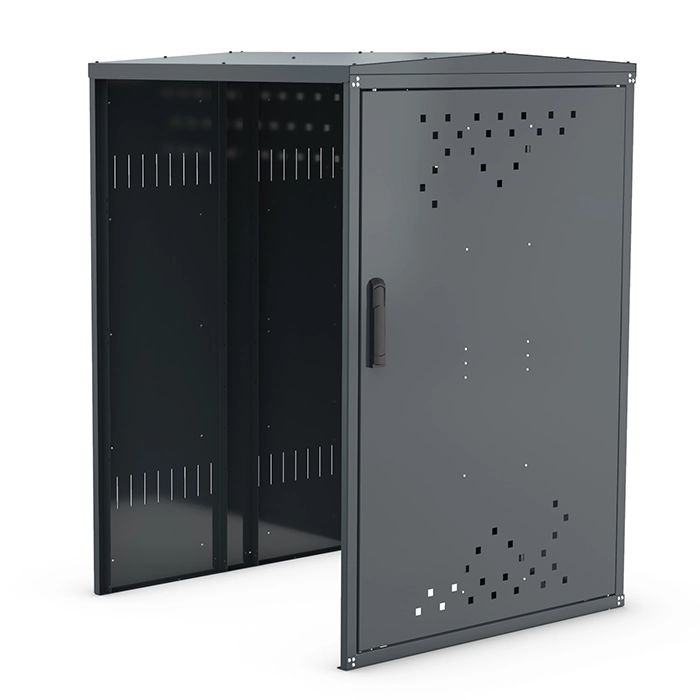 Cykelbox | Rullatorgarage - Gaveltak, avslutsmodul