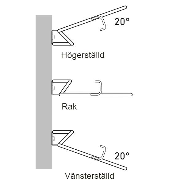Väggmonterade cykelställ | Cykelställ 3900